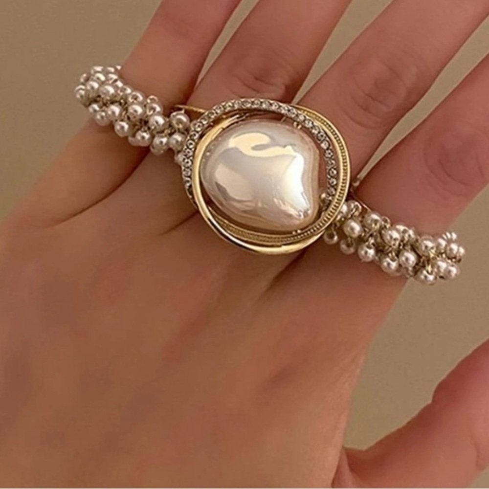 New Faux Pearl Hair tie Elegant ✨✨🔥🔥
